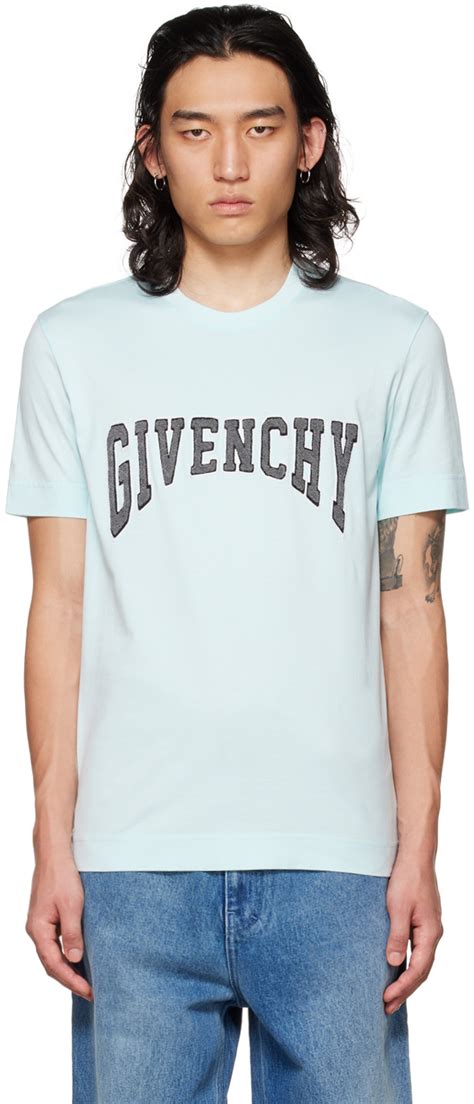 men's givenchy t shirt blue|givenchy t shirt men sale.